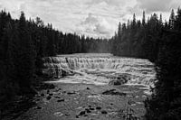 Dawson Falls - zwart/wit