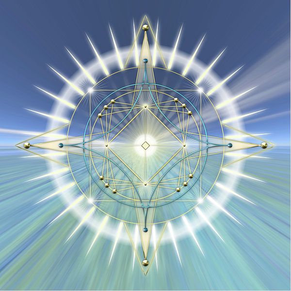 Energiemuster Lichtkreis II von Shirley Hoekstra