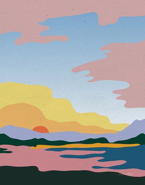 Hügel und Täler III, Sara Zieve Miller von Wild Apple