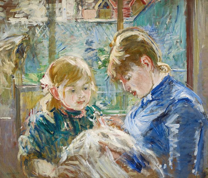 Berthe Morisot,The Daughter of the Artists by finemasterpiece