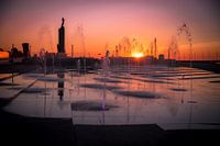 Matrosendenkmal im Abendlicht