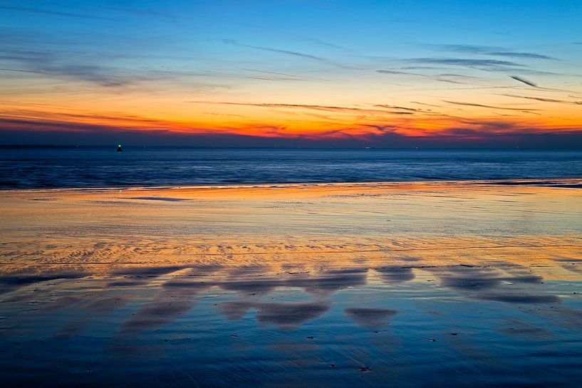 Photo de nuit plage de Vlissingen par Anton de Zeeuw
