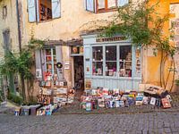Bookshop with second-hand books in France