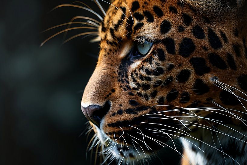 Detailliertes Porträt eines Leoparden von Imperial Art House