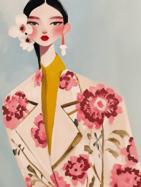 Fashionista des fleurs par Carla Van Iersel