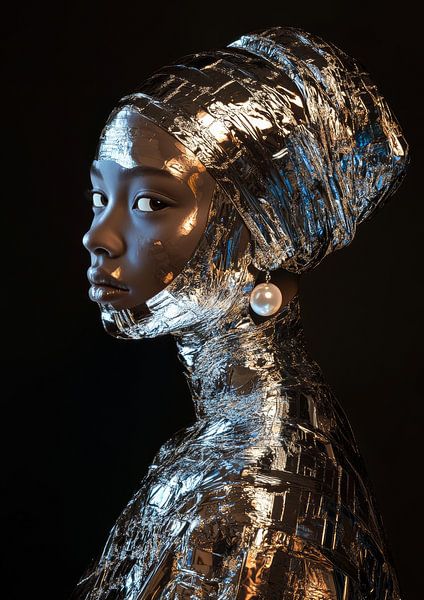 Girl in Plastic Wrap by robby akrim