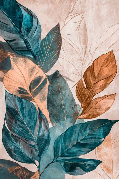 Design de feuilles par Poster Art Shop