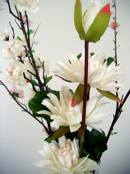 Kunst boeket van Desiree Barents