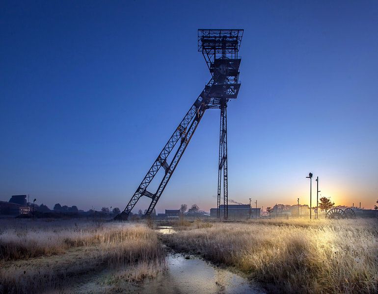 Coal mine shaft tower by Olivier Photography