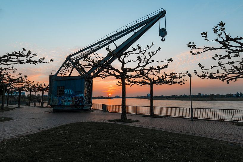 The old harbour of Düsseldorf by Martijn