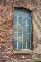 window of an old warehouse