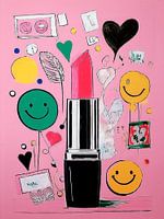 Lipstick and Smiles - Collage