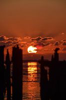 Zonsondergang Paesens Moddergat