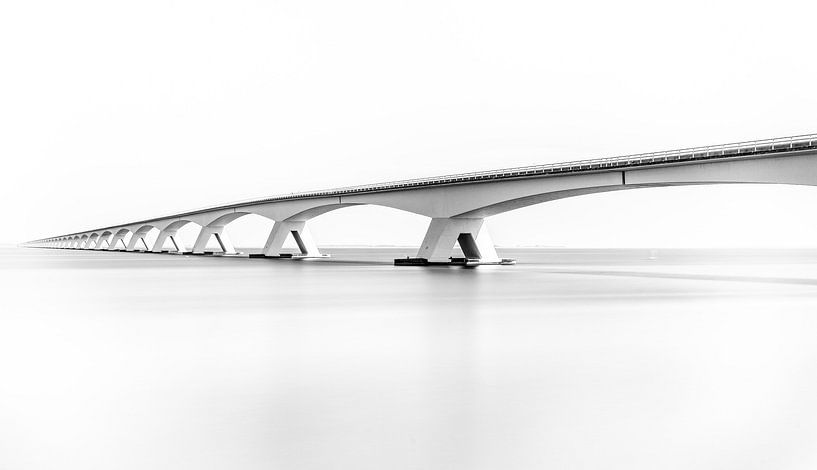 Zeelandbrug in Zwart Wit par Mario Calma