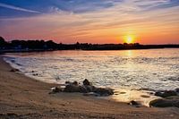 Zonsopgang Benodet Strand