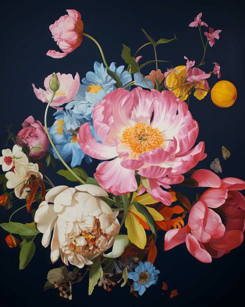 Fleurs colorées par Studio Allee