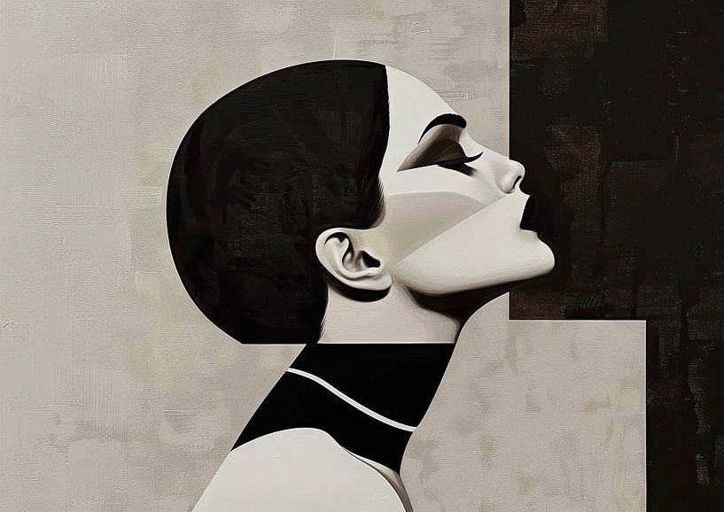 Porträt einer Frau von Wunderbare Kunst