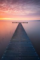 Farbenfroher Sonnenaufgang am Zuidlaardermeer