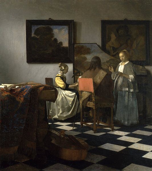 Das Konzert, Vermeer - ca. 1665 von Het Archief