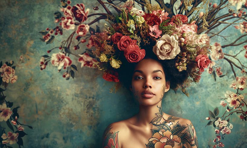 Le pouvoir des fleurs par Jacky