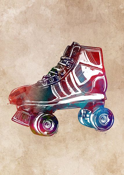 roller skates sport art #roller #skates par JBJart Justyna Jaszke