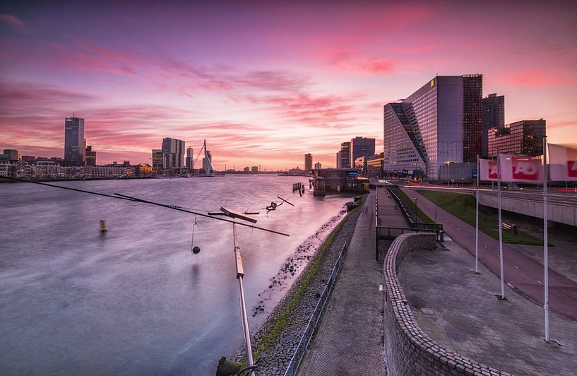 Sunset Boompjes Rotterdam par Ilya Korzelius