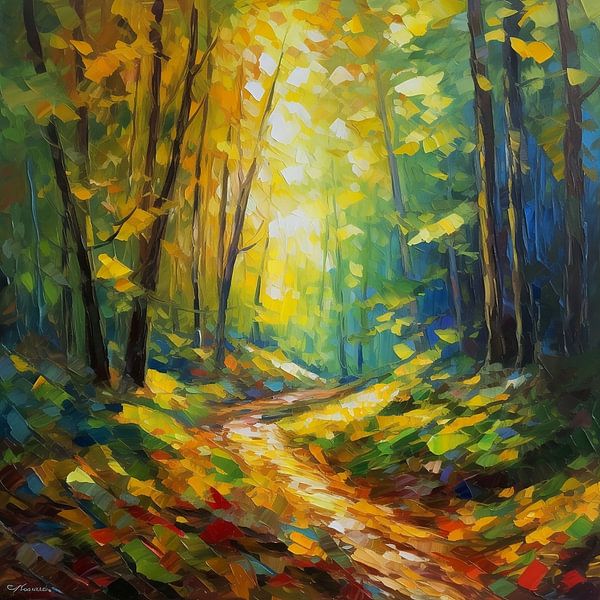 Route durch den Wald von TheArtfulGallery