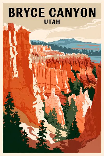 Bryce Canyon, Utah par Poster Art Shop