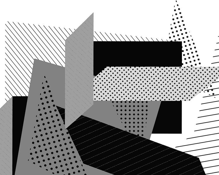 Géométrie rétro scandinave IV par FRESH Fine Art