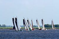 Skutsjesilen sur le lac Heechermeer