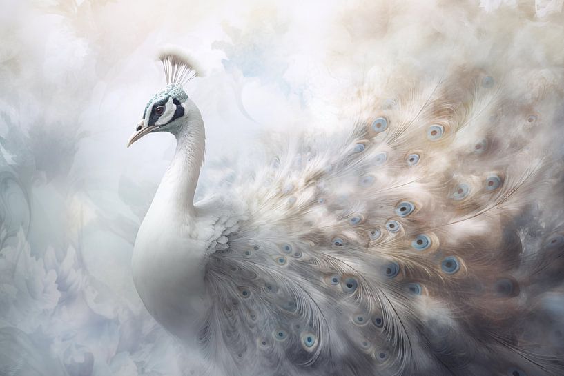 Paon blanc par Bianca ter Riet