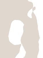 Shapes 2 | Neutral & White Abstract Minimalism