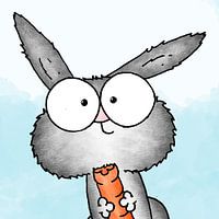 Kinderzimmer Porträt niedlichen Hase