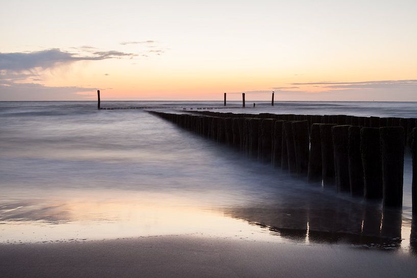 sonnenuntergang am meer Niederlande von Marika Rentier