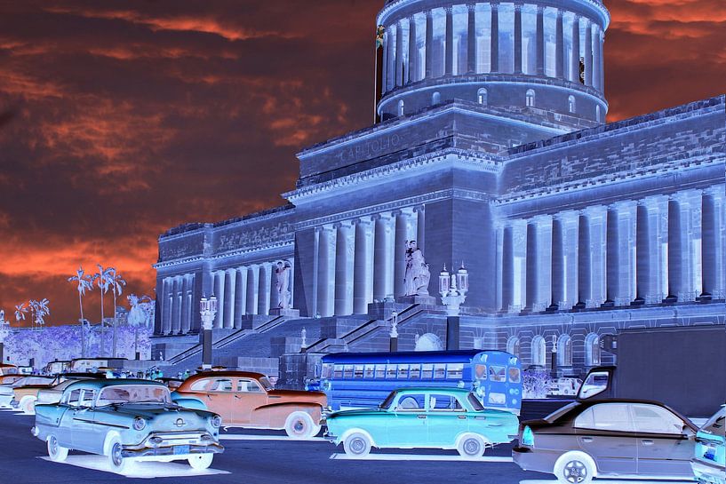 Havanna - Kapitol (Pop-Art) von t.ART