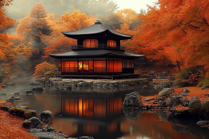 Japon traditionnel fictif et coloré par Egon Zitter