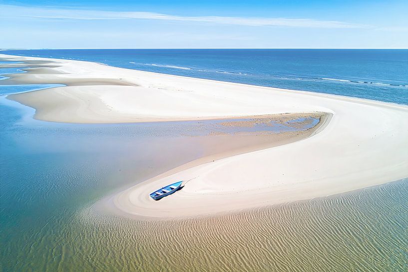 Boot in de Waddenzee-03 van Rautenberg Digital Art Maritim