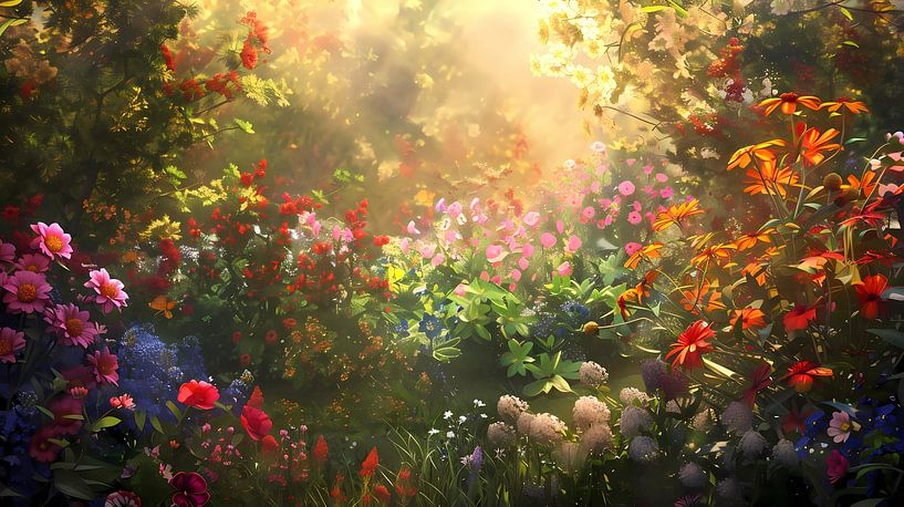 Spring garden by Angel Estevez