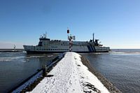 MS Midsland im Winter, Terschelling