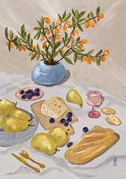 Gin and Tonic In the Afternoon Sun Illustration