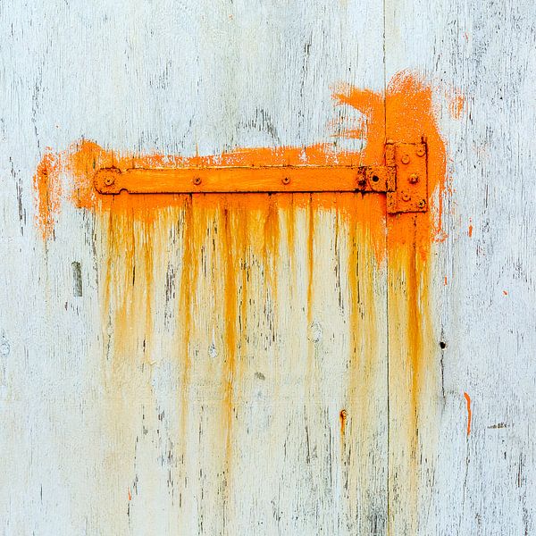 Blanc rouillé et jaune - étude 2 par Texel eXperience