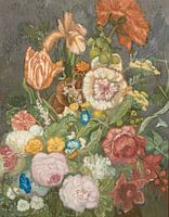 Serie "Blumen und Ursprünge" (dunkel)