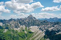 Blick auf den Hochvogel in den Allgäuer Alpen
