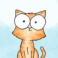 Kinderzimmer Porträt süßes Kätzchen