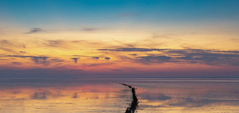 Panorama Wadden Sea by Nico Buijs