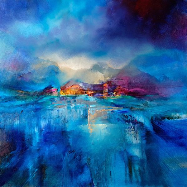 Winteravond van Annette Schmucker