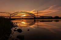 Railway bridge over the Rhine near Arnhem