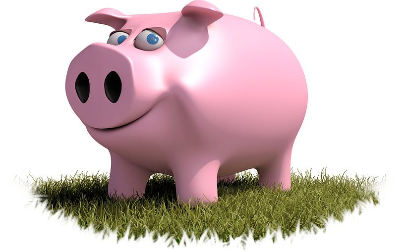 Happy Farm Animal Isaak the Pig von Elly Michiels-Fleuren