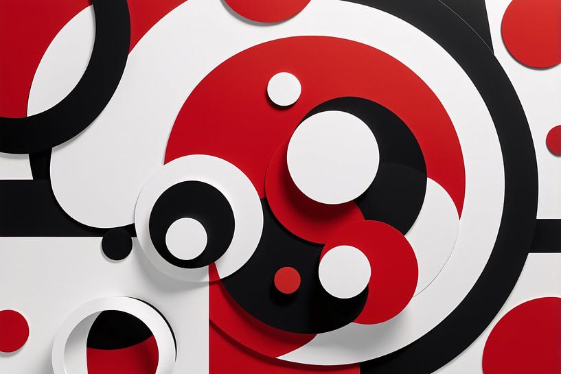 Geometrisches modernes Kreisdesign von Art & Soul Creations