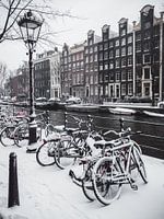 Amsterdam in de sneeuw
